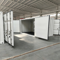 Conteneur de centre de données modulaire avec refroidissement en-rangée, racks de serveurs 42U empilables de 600 mm, tendance pour les clusters de formation GPU