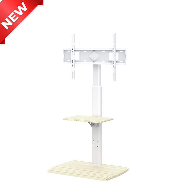 Mobile TV Cart for 42 to 80 Inch LCD LED Flat Screen TV Stand with Height Adjustable VESA 620x400mm Floor TV Trolley
