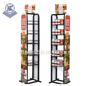 Exhibidor Metálico para Bebidas, Estante de Exhibición Independiente para Agua Mineral, Licores, Vino y Botellas de Bebidas, Tienda Minorista - Product Image 3