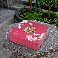 JH-Boîte en fer blanc moderne et élégante mi-automne pour le service et le stockage des aliments-pour chewing-gum pain nouilles biscuits