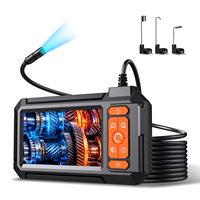 Cámara de Inspección Industrial con Pantalla IPS de 4.3 Pulgadas, Iluminación LED Blanca, Lente de 8mm, Resistente al Agua IP67, Portátil, OEM