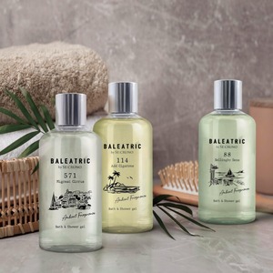 Gel douche parfumé BALEATRIC, parfum japonais, nettoyant pour le corps, bain moussant hydratant, 250 ml, 3 senteurs - Product Image 3