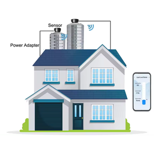 Sensore di Livello Liquidi EPTTECH Impermeabile IP67, Misuratore Ultrasonico WiFi Tuya Smart Life per Serbatoi di Acqua e Olio, Allarme Wireless in Tempo Reale TLC2502 - Product Image 5