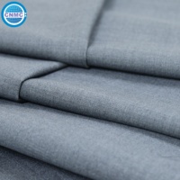 Tissu de costume en pure laine peignée en gros, stock disponible, directement de l'usine, tissu personnalisé ODM/OEM pour costume d'affaires, uniforme, blazer