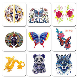 Hongcai Heat <strong>Transfer</strong> Gold Dragon <strong>Pattern</strong> 3D <strong>Embroidery</strong>-Style Heat <strong>Transfer</strong> Print Trendy Clothing Logo Selected Materials - Product Image 3
