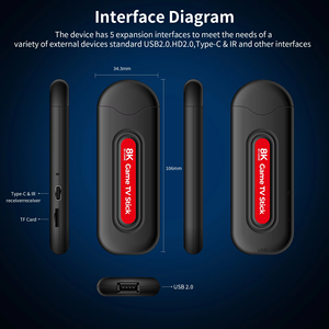Consola de Juegos Q 9 <span class=keywords><strong>Pro</strong></span> 4K 2026, Control Inalámbrico Dual, Accesorios para Consola de Juegos Android HD, Enchufe Europeo, Edición Doméstica - Product Image 4