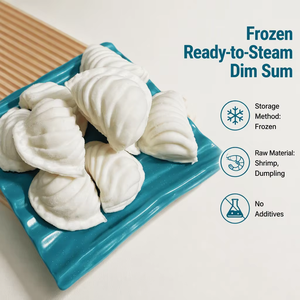 Dumplings Congelados al por Mayor, Har Gow Instantáneos Precocidos, <span class=keywords><strong>Dim</strong></span> <span class=keywords><strong>Sum</strong></span> Listo para Cocinar al Vapor, Dumplings Chinos de Camarones para Cadenas de Tiendas - Product Image 3