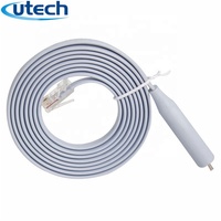 Cable Convertidor Serial Rollover Compatible con Consola 2026, Adaptador de 6 pies RS232, Cable de Consola a USB RJ45 para Cisco