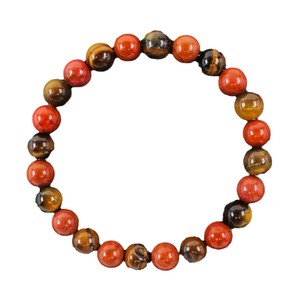 Pulsera <span class=keywords><strong>de</strong></span> <span class=keywords><strong>Piedras</strong></span> <span class=keywords><strong>de</strong></span> <span class=keywords><strong>Ojo</strong></span> <span class=keywords><strong>de</strong></span> <span class=keywords><strong>Tigre</strong></span> y Obsidiana <span class=keywords><strong>de</strong></span> 8mm, Unisex, Hecha a Mano, con Cuentas, Diseño Geométrico Moderno, Ideal para Regalo - Product Image 6