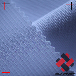 Stile Ripstop 9% elastan poliestere Spandex tessuto <span class=keywords><strong>bianco</strong></span> 4-way elasticizzato per indumento - Product Image 6