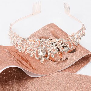 Alloy Happy <strong>Birthday</strong> Queen <strong>Crown</strong> Tiaras <strong>Sash</strong> for Women Adult Princess Party Festival Decoration Hair Accessories Customizable - Product Image 6