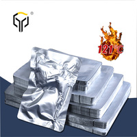 Étiquettes autocollantes réutilisables en feuille d'aluminium Mylar thermoscellable pour sachets stérilisables pour le stockage d'aliments et d'aliments pour animaux, idéales pour les chips de pommes de terre