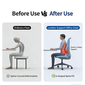 Chaise de <span class=keywords><strong>bureau</strong></span> pivotante confortable pour salle à manger, chaise de <span class=keywords><strong>bureau</strong></span> rotative à dossier en maille avec appui-tête, réglable en hauteur, prix usine - Product Image 4