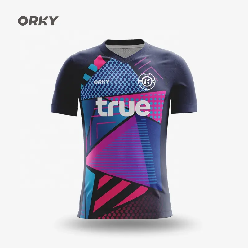 ORKY Custom Football Shirts Shorts Child Men Youth Soccer Jersey Soccer Uniform