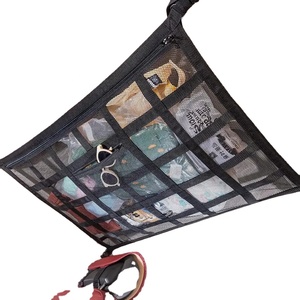 Red de Almacenamiento de Carga Interior, Organizador de Doble Capa, Bolsillo Ajustable para Techo de Coche - Product Image 1