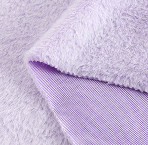 Tessuto in Peluche Monofacciale Super Morbido 350gsm con Stampa e Goffratura Effetto Pelliccia di Coniglio, 100% Poliestere con Retro in Maglia per Giocattoli e Abbigliamento - Product Image 3