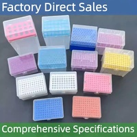 Boîte de pointes de pipette de laboratoire en plastique BAXIT 10ul 96 trous, anti-poussière, haute transparence pour un stockage précis