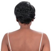 100% premium perruque synthétique en gros taille courte Ombre couleur perruque pour femme noire haute qualité pas cher synthétique lutin coupe perruques