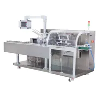 Machine d'emballage automatique pour flacons et tubes cosmétiques, aliments et boissons |   Cartonneuse haute vitesse pour plastique/papier (50-80 boîtes/min)
