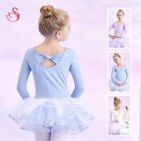 Automne hiver robe de ballet à manches longues Costume de danse chinoise pour filles et femmes Performance porter pour la pratique