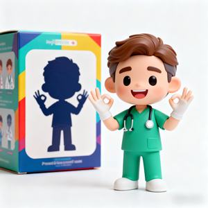 Figurine d'action en PVC de grenouille de dessin animé 3D personnalisée - Jouets en PVC en gros pour cadeaux promotionnels - Product Image 2