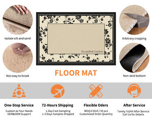 Usine directe modèle personnalisé usage domestique tapis <span class=keywords><strong>paillasson</strong></span> impression épais PVC matériel anti-dérapant bienvenue entrée <span class=keywords><strong>paillasson</strong></span> - Product Image 4