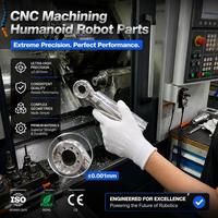 Profesyonel 5 Eksenli CNC İşleme ile Karmaşık Geometrik Metal Parçalar, İnsansı Robot Eklem Bileşenleri için