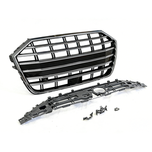 Parrilla Delantera ABS Negra Brillante OEM para Audi A8/S8 D5 Sedán (2019-2022) Nueva - Product Image 3