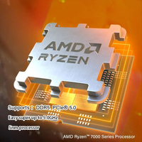 Processeur AMD Ryzen 5 7500F R5 7500F 3,7 GHz 6 cœurs 12 threads AM5 Zen 4 pour ordinateur de bureau 5 nm L3=32 Mo