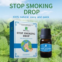 Huile Naturelle pour Arrêter de Fumer Herbal S Smoking Drop 10ml, Détoxification des Poumons, Soins de Santé