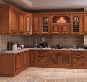 Conjunto de armario de estilo americano de alta calidad, muebles de cocina al por mayor baratos, incluidos herrajes de cocina para comedor - Product Image 3