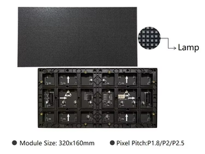 Module d'affichage LED XOB RGB Full Color SMD P1.86 320x160mm, luminosité 800CD, garantie 5 ans, utilisation intérieure, HDR10 4K Adobe RGB - Product Image 2