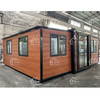 20FT Facile à Installer Bureau Dortoir Mobile Logement Amovible Moduler Résidentiel Conteneur Logement Double aile maison pliante