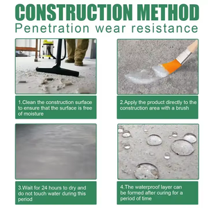 Colle de réparation de pâte d'étanchéité pour accessoires muraux Colle polyuréthane avec brosse Colle adhésive étanche transparente - Product Image 5