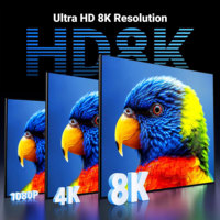 Câble HDMI blindé AOC 8K en gros SUS 304, 48 Gbit/s haute vitesse, EARC, longue distance, en alliage de zinc, blindage TPE et bande d'acier
