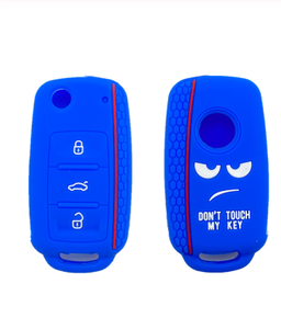 Funda de Silicona para Llave de Coche con Diseño de <span class=keywords><strong>No</strong></span> Toques Mi Llave para VW Golf Polo Passat Scirocco Tiguan para Skoda Octavia Seat - Product Image 4