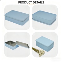 Boîtes en étain personnalisées pour cadeaux et aliments, emballages multifonctionnels avec logo