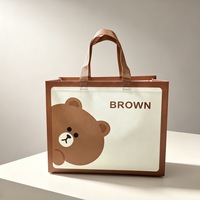 Sac fourre-tout personnalisé, sac fourre-tout non tissé avec poignée, impression de logo personnalisée