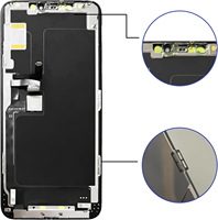 Vente flash : Écran LCD de remplacement pour iPhone 11 Pro Max, écran tactile, pièces de réparation de téléphone portable avec toucher fluide