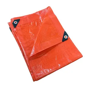 10x10 lưới vải Tarp Xe Tải không thấm nước xe bạt, khoen nhựa Tarpaulin tarps