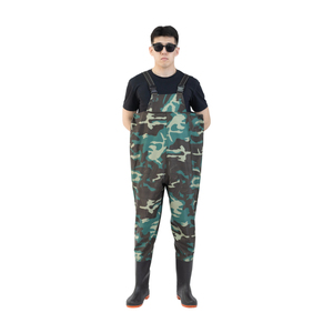 <span class=keywords><strong>Cuissardes</strong></span> de pêche et de chasse imperméables avec bottes intégrées pour hommes et femmes <span class=keywords><strong>en</strong></span> nylon, PVC et néoprène - Product Image 2