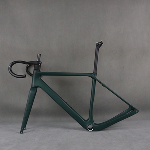 Carbon <b>Frame</b> Disc Gravel Bike Full Hidden Cable Part Carbon Fiber T1000 T4 700X50C Frameset <b>Paint</b> PT560C GR048 - Product Image 1