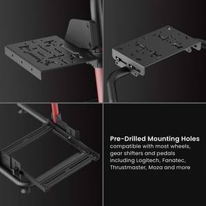 Cockpit de simulation de course entièrement réglable LRS17-BS01, cadre de conduite de simulation de course pliable pour PS4 PS5 Fanatec Logitech G29 G920 - Product Image 3
