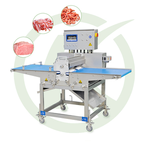 Le rendement élevé commercial 500 kg/h de coupeur de bande de viande a produit le corps d'acier inoxydable - Product Image 1