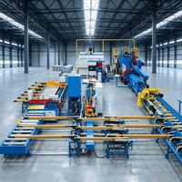 Table de refroidissement pour extrusion d'aluminium 1250T, 50KW 380V, avec table de dévidage PLC et ligne de convoyage avec tireur pour le marché africain
