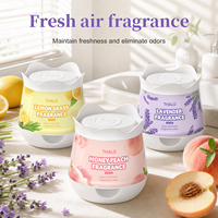 Désodorisant en gel solide 160g longue durée, désodorisant et parfumant pour voiture et maison, éliminateur d'odeurs décoratif, parfum d'intérieur