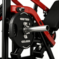 Machine de musculation commerciale inclinée pour la pectorale, équipement de gym à charge libre pour développements en assis