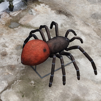 Modèle de simulation d'insecte araignée robotique animatronique réaliste de haute qualité pour parcs d'aventure et musées (intérieur/extérieur)