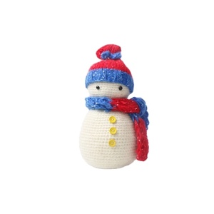 <span class=keywords><strong>Muñeco</strong></span> <span class=keywords><strong>de</strong></span> <span class=keywords><strong>nieve</strong></span> <span class=keywords><strong>de</strong></span> ganchillo para niños, <span class=keywords><strong>muñeco</strong></span> <span class=keywords><strong>de</strong></span> juguete, regalo artesanal para Navidad, invierno, cálido - Product Image 1