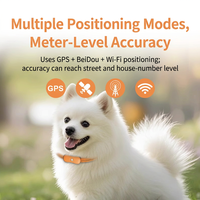 Collier de suivi GPS intelligent pour animaux de compagnie, triple mode, WiFi, LBS, dispositif anti-perte, chiens, chats, suivi en temps réel, étanche IP66, 15 heures d'autonomie